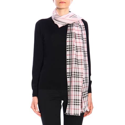 grande echarpe burberry femme|burberry scarf women pink.